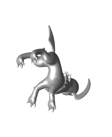 Pokemon Absol #359 - Optimized for 3D Printing 3d model