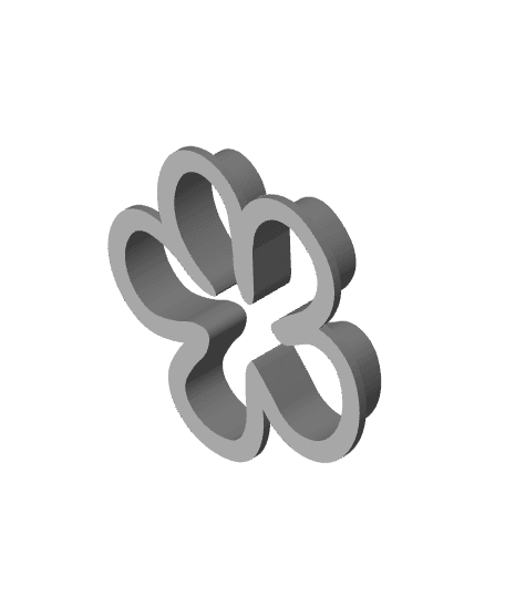 SpongeBob Flower Cookie Cutter 3d model