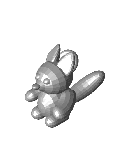 Keychain Fox 3d model