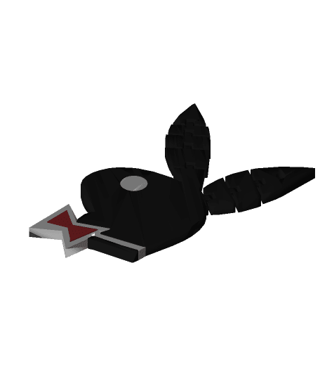 Playboy style flexi-bunny 3d model