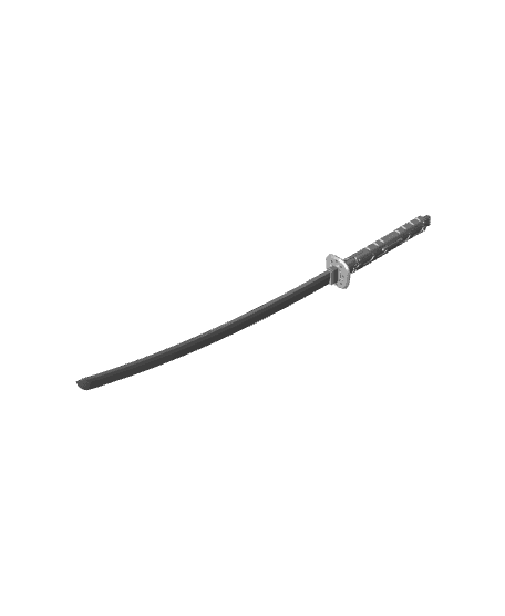 Metal Gear Rising Jetstream Sam Muramasa Sword And Sheath Assembly 3d model