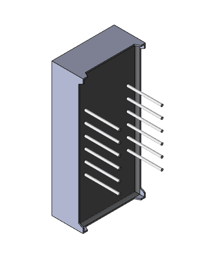 4x7-Segment Display 3d model