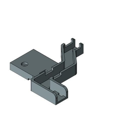 anycubic mega pro hotbed cable support 3d model