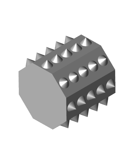 Spiky Planter 3d model