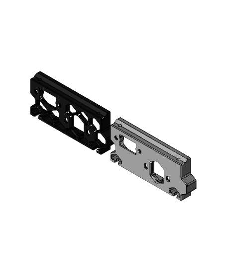 Voron 0.2 Side Skirt w/ Ports! USB & RJ45 for your V0.2 3d model