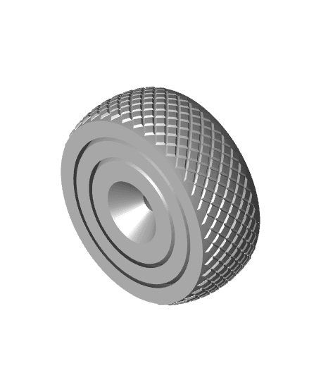 3Dom Spinner Diamond Knurl Light 3d model