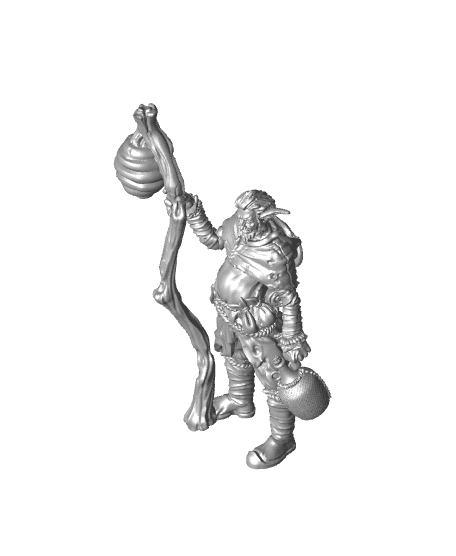 Brews - The Bee Keeper - Not The Bees - PRESUPPORTED - Illustrated and Stats - 32mm scale			 3d model