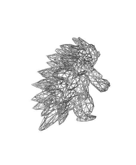 #028 Sandslash Pokemon Wiremon Figure 3d model