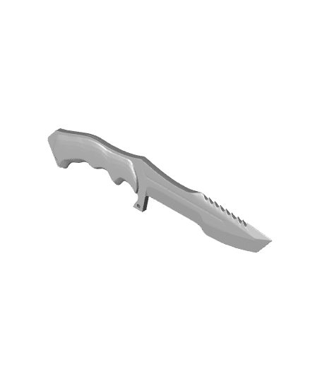 Huntsman knife CSGO 3d model