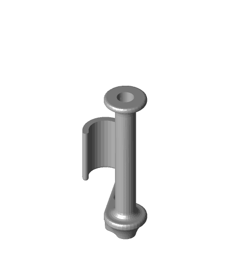 Toilet Paper holder for bathroom heater 3d model