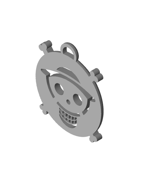 Strawhat Necklace 3d model