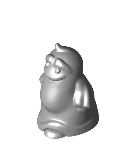 Mini Ghost - Sculptember Model #1 3d model