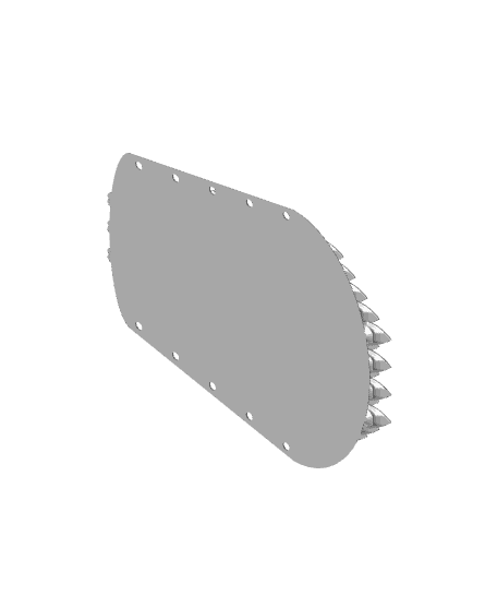 Flexible Scalemail Bracer 3d model