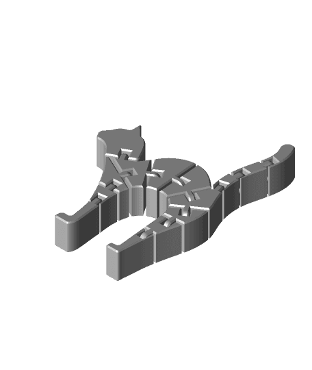 Flexi-Cat-Halloween Regular.STL 3d model