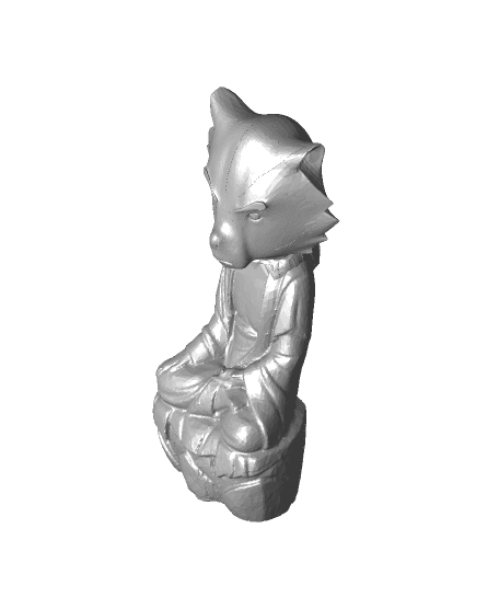 Bucky Badger Buddha 3d model