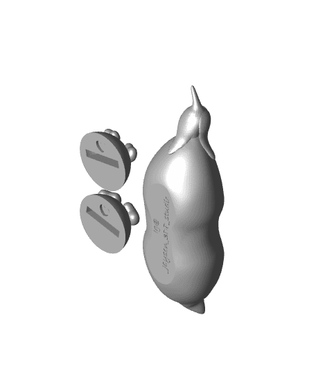 pea emoji 3d model