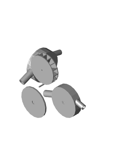 FHW Water Wheel 3d model