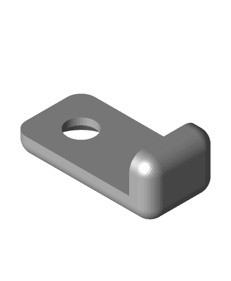 Glass / Mirror Bracket 3d model