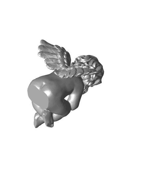 Cherub angel boy 3d model