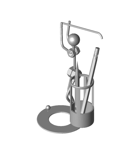 Pen holder 3d model