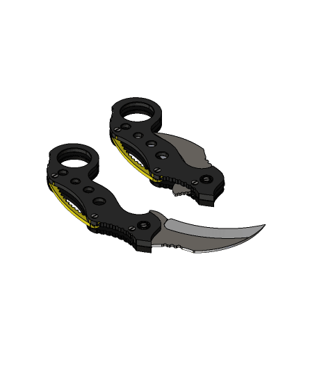  Folding Karambit 3d model