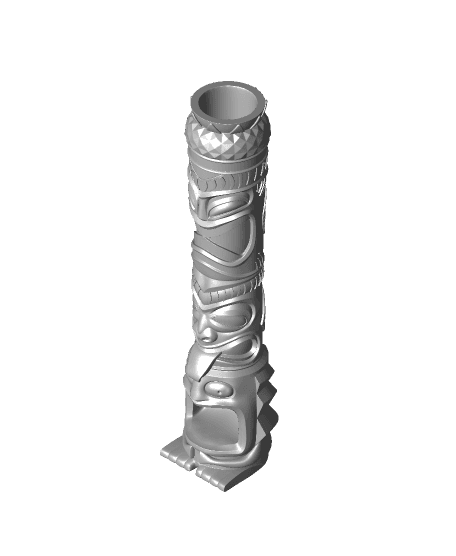 Tiki Totem Dice Tower 3d model