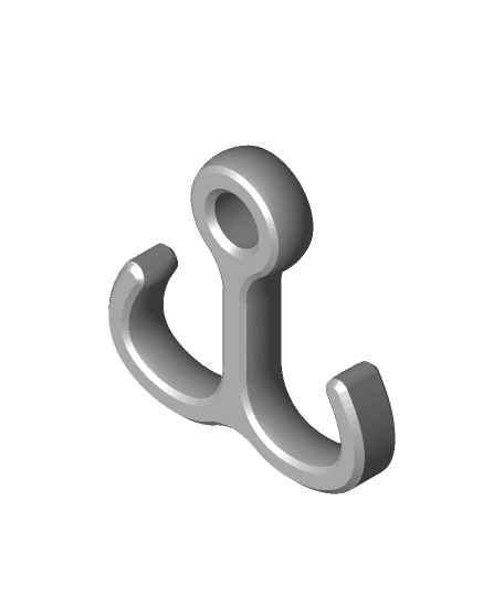 Seatback bag anchor 3d model