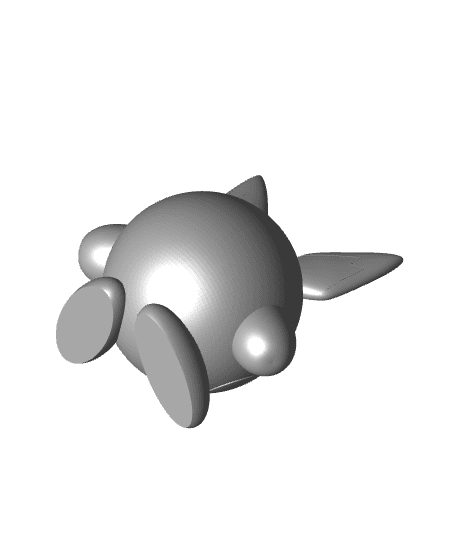 Kirby Pichu - Multipart 3d model