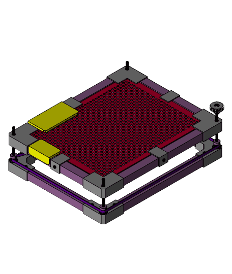 K-40 Laser Adjustable Z-Axis Table 3d model