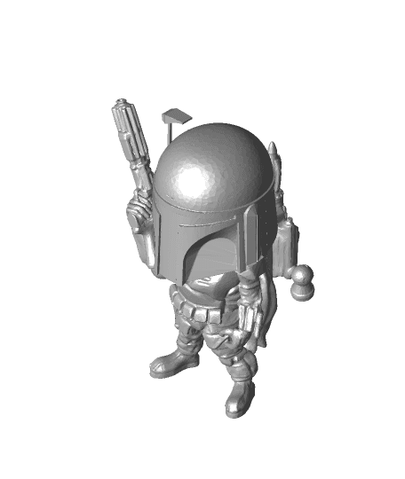 Mini Mandalorian Bounty Hunter 3d model