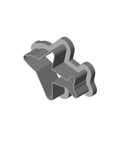 Airplane Cookie Cutter.stl 3d model