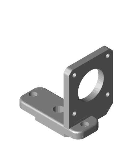 Bowden CTC Z Top Open Hole.stl 3d model