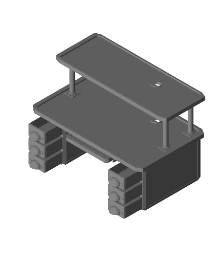 FHW: Twitch Stream 1 Desk V1 3d model