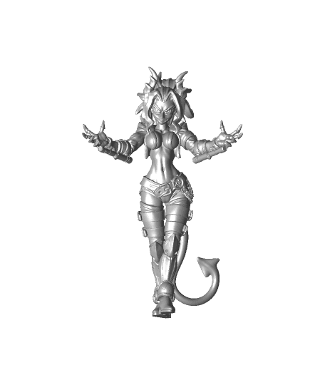 Helltaker - Judgement - 25cm - Fanart 3d model