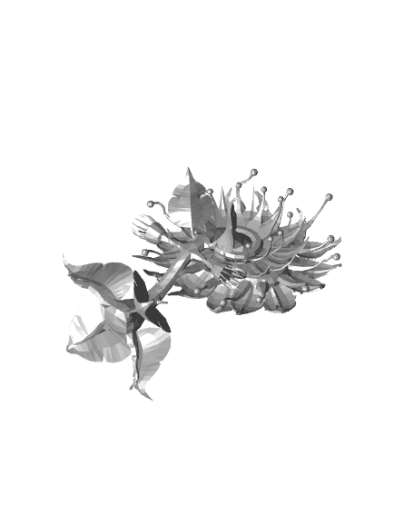 Alien Flower 3d model