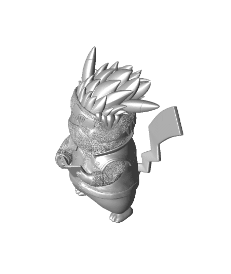 Pikachu_X_Kakashi.stl 3d model