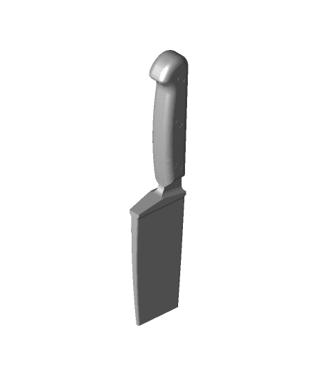 Dual Extrusion Collapsing Kitchen Knife  3d model