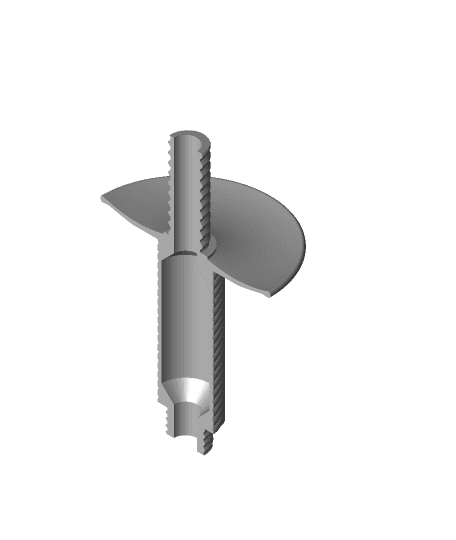 Sparring Handle for Pool Noodle Sword Fights!  3d model