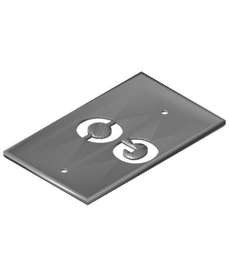 GO Light Wall Plate 3d model