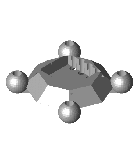 16x16 Tray Happymodel ExpressLRS EP1/EP2 3d model