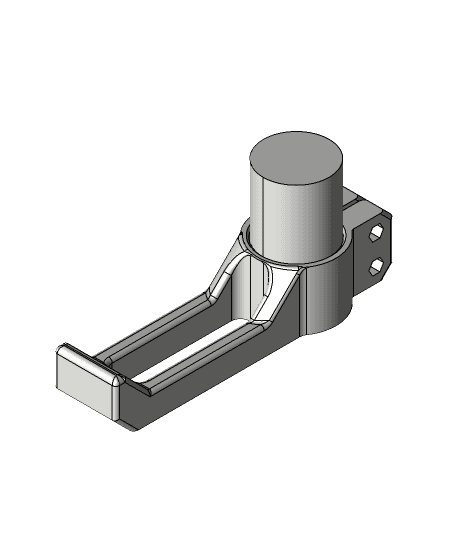 Headphones Bracket for 37 mm Tube on Alesis DM10 Studio Rack 3d model