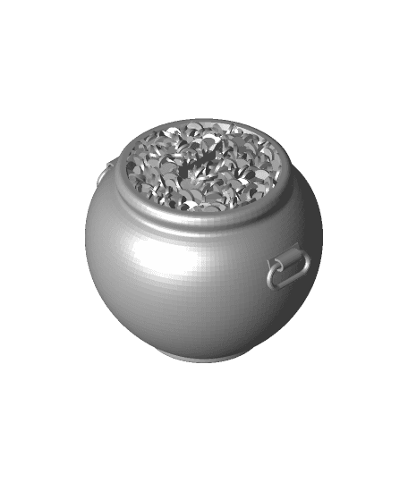 Gold Pot (Remix of Piggy Bank - Minimalistic Style) for #StPatricksRemix 3d model