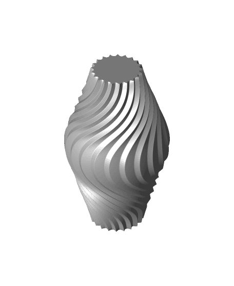 GEAR TWIST VASE 3d model