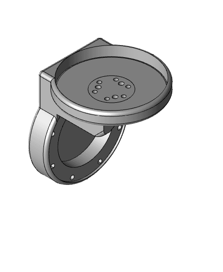 GIM6010-8 to GIM6010-8 90 mount.step 3d model