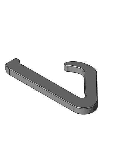 Suspender Hooks, 50mm 3d model