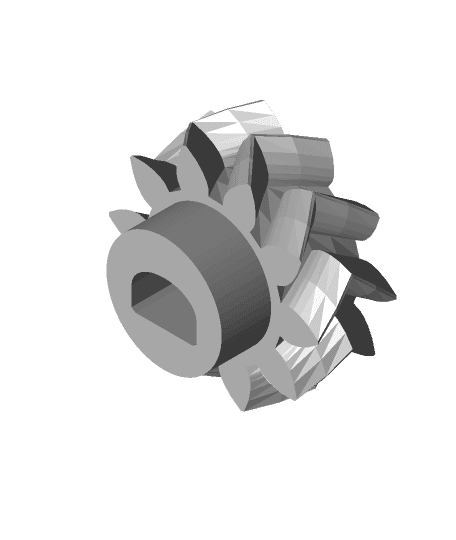 Venetian Blind Servo gears 3d model