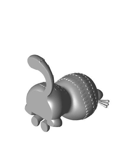 Baby Garfield  3d model