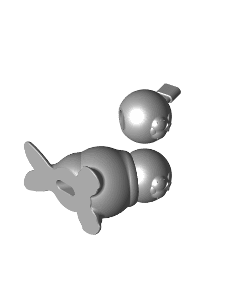 Swivel Seal Fidget 3d model