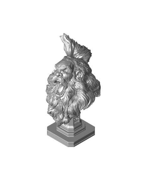 The Bearded Yell 3d model