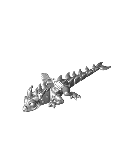 Articulated Cute Dragon 3d model